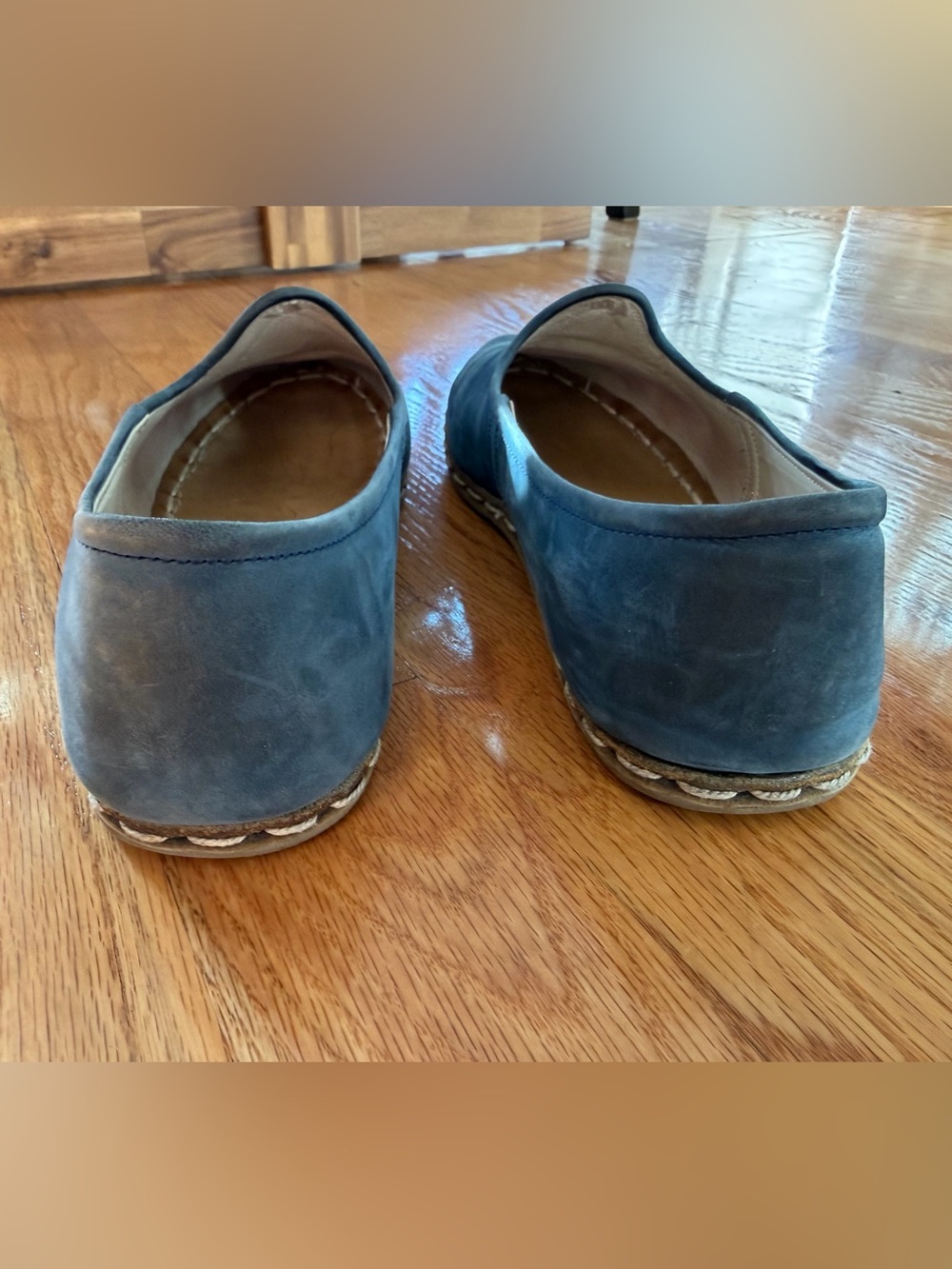 Sabah Blue Suede Slip-On Loafers for Men - Picture 5 of 5